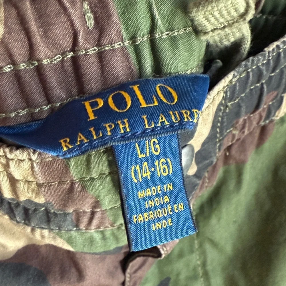 Polo by Ralph Lauren Men's Green Camouflage Cargo Pants